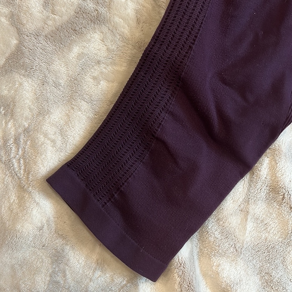 Lululemon Flow & Go Cropped Leggings Zinfandel Size 4 - Picture 5 of 8